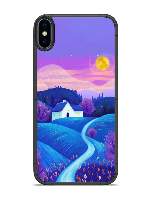 Moonlit Meadow Glossy Soft Edge Case for Apple Iphone X