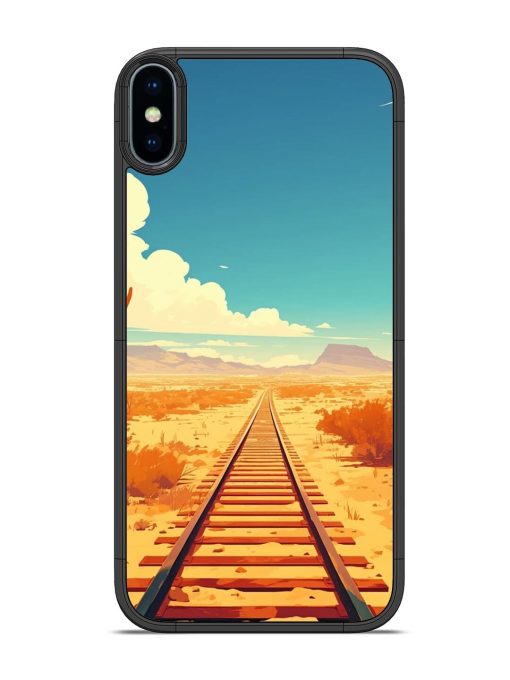 Endless Horizon Glossy Soft Edge Case for Apple Iphone X Chachhi