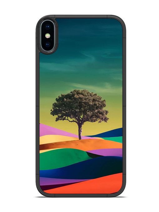 Rainbow'S Lone Sentinel Glossy Soft Edge Case for Apple Iphone X Chachhi