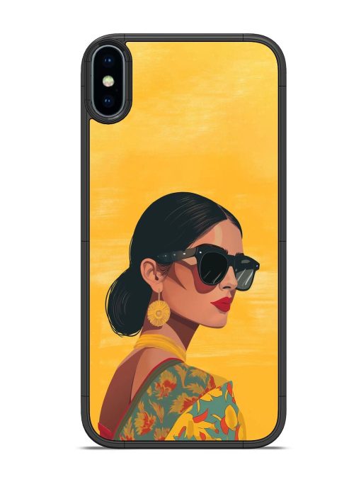 Neon Nightscape Glossy Soft Edge Case for Apple Iphone X Chachhi