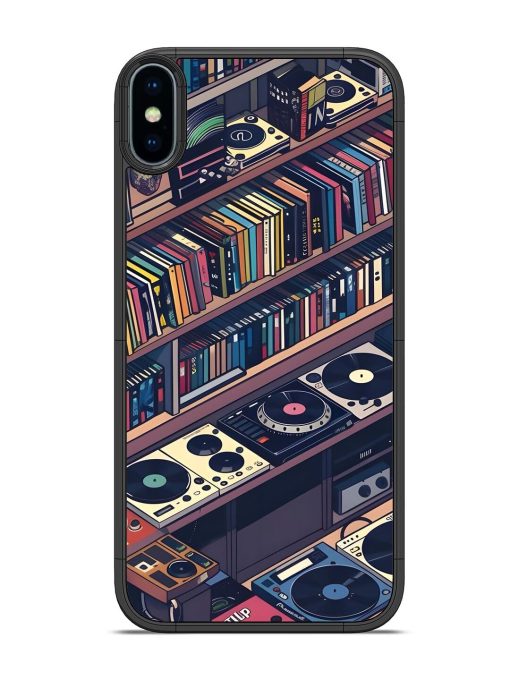 Music Lover'S Haven Glossy Soft Edge Case for Apple Iphone X Chachhi