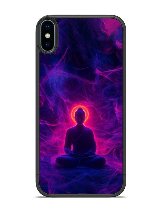 Neon Nirvana Glossy Soft Edge Case for Apple Iphone X Chachhi