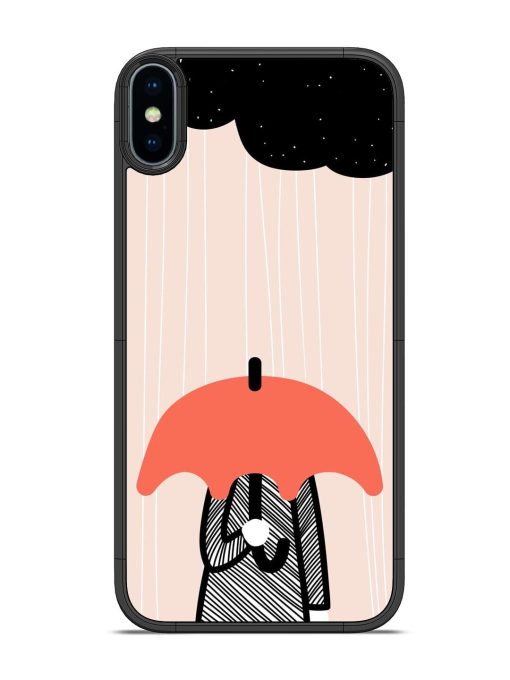 Stormy Weather, Shielded Soul Glossy Soft Edge Case for Apple Iphone X Chachhi