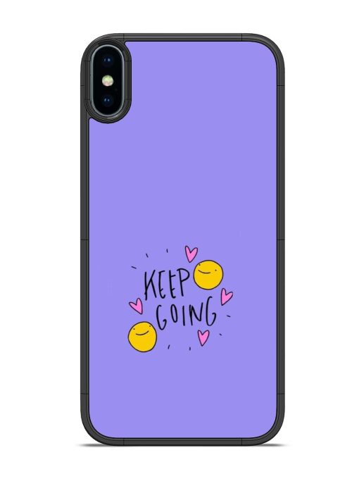 Smiling Through It All Glossy Soft Edge Case for Apple Iphone X Chachhi