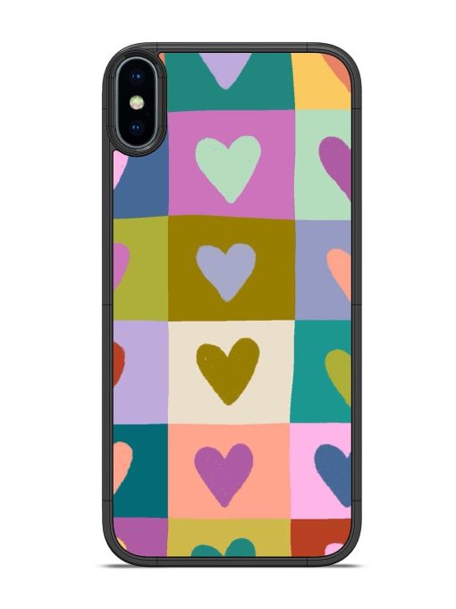 Box Of Hearts Glossy Soft Edge Case for Apple Iphone X Chachhi