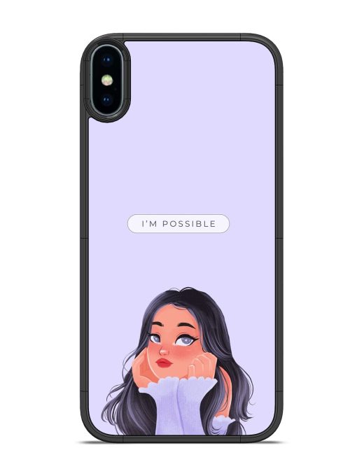 Im Possible Glossy Soft Edge Case for Apple Iphone X Chachhi