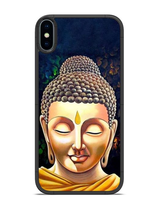 Buddha Face Glossy Soft Edge Case for Apple Iphone X Chachhi