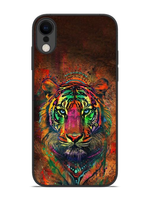 Cosmic Tiger Glossy Soft Edge Case for Apple Iphone Xr Chachhi