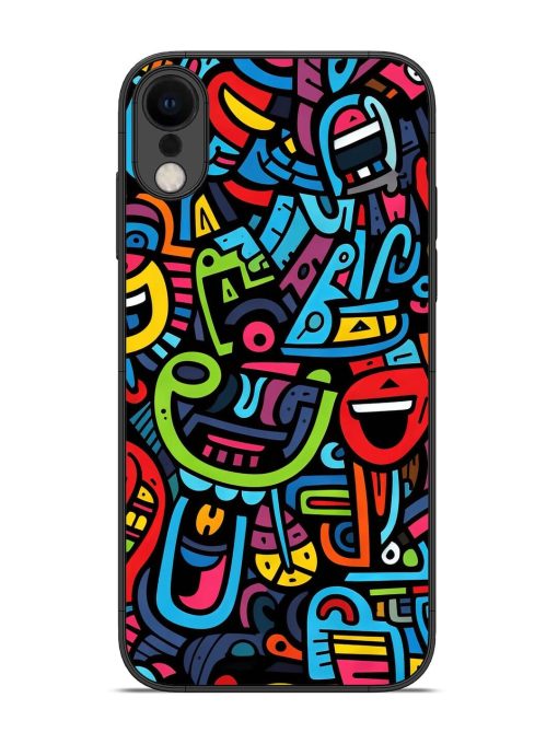 Doodlephoria Glossy Soft Edge Case for Apple Iphone Xr Chachhi