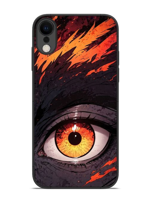 Inferno Gaze Glossy Soft Edge Case for Apple Iphone Xr Chachhi