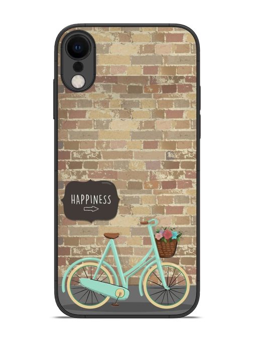 Pedaling Towards Happiness Glossy Soft Edge Case for Apple Iphone Xr Chachhi