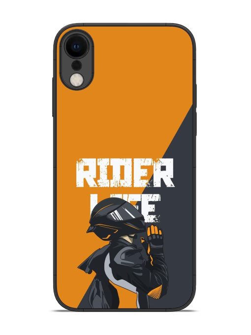 Ride Never Ends Glossy Soft Edge Case for Apple Iphone Xr Chachhi