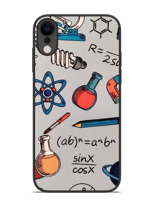 Science Doodle Glossy Soft Edge Case for Apple Iphone Xr Chachhi