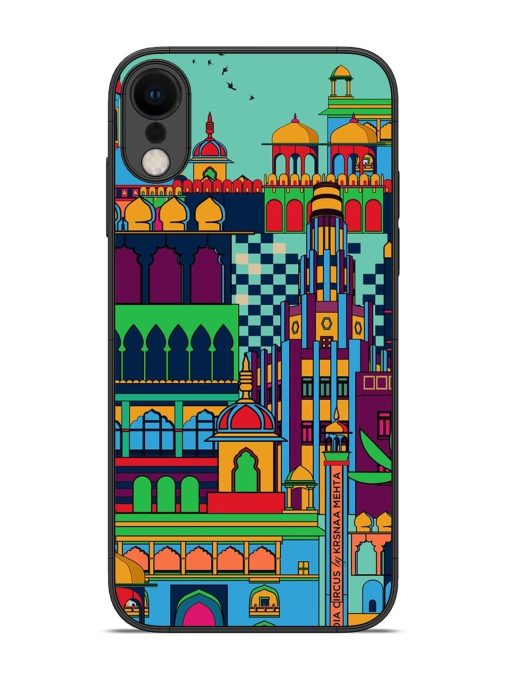 Indian Tapestry Glossy Soft Edge Case for Apple Iphone Xr Chachhi