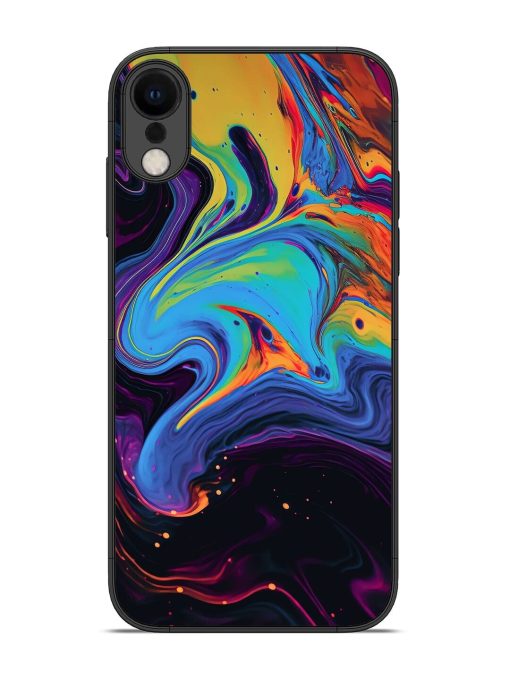 Liquid Dreamscape Glossy Soft Edge Case for Apple Iphone Xr Chachhi