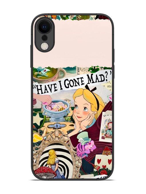 Mad Hatter'S Collage Glossy Soft Edge Case for Apple Iphone Xr Chachhi