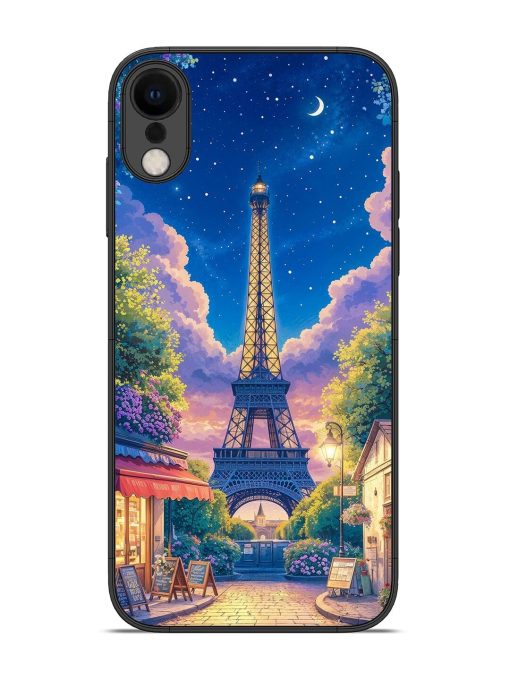 Twilight In Paris Glossy Soft Edge Case for Apple Iphone Xr Chachhi