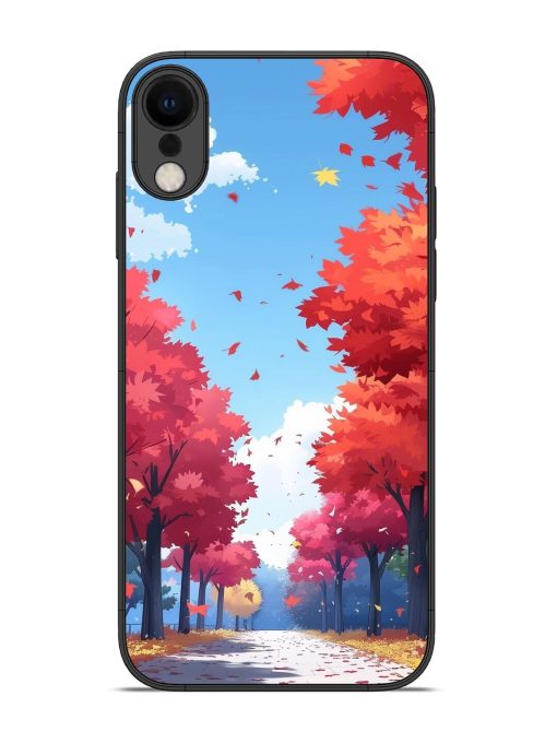 Autumn'S Embrace Glossy Soft Edge Case for Apple Iphone Xr Chachhi