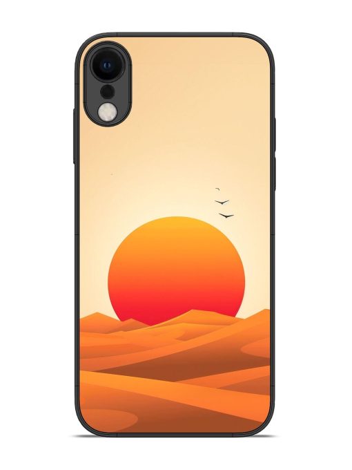 Desert Sunset Glossy Soft Edge Case for Apple Iphone Xr Chachhi