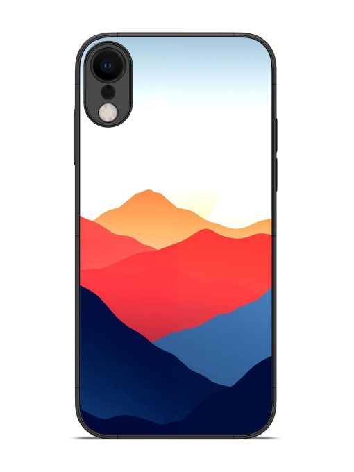 Sunset Peaks Glossy Soft Edge Case for Apple Iphone Xr Chachhi