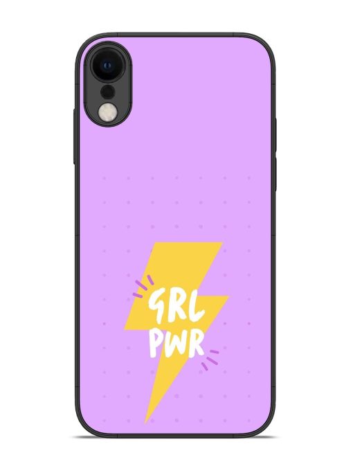 Girl Power Spark Glossy Soft Edge Case for Apple Iphone Xr Chachhi