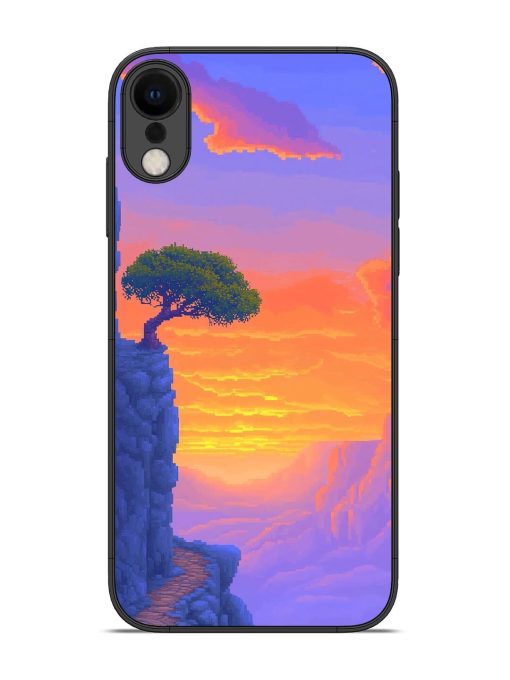 Cliffside Solitude Glossy Soft Edge Case for Apple Iphone Xr Chachhi