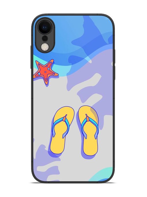 Sandy Toes And Salty Seas Glossy Soft Edge Case for Apple Iphone Xr Chachhi