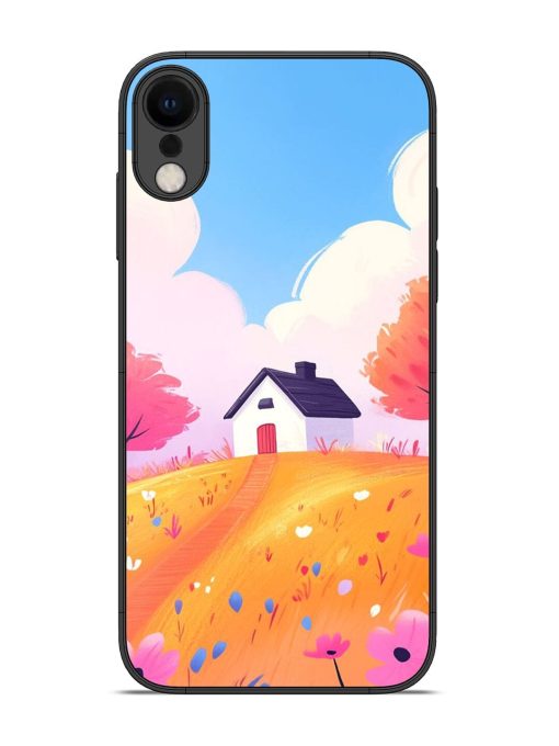 Hilltop Haven Glossy Soft Edge Case for Apple Iphone Xr Chachhi