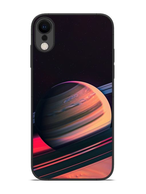 Neon Saturn Glossy Soft Edge Case for Apple Iphone Xr Chachhi