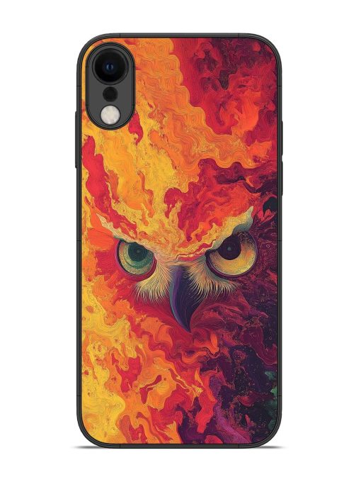 Fiery Owl Glossy Soft Edge Case for Apple Iphone Xr Chachhi