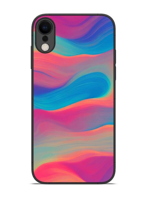 Wavy Wonder Glossy Soft Edge Case for Apple Iphone Xr Chachhi