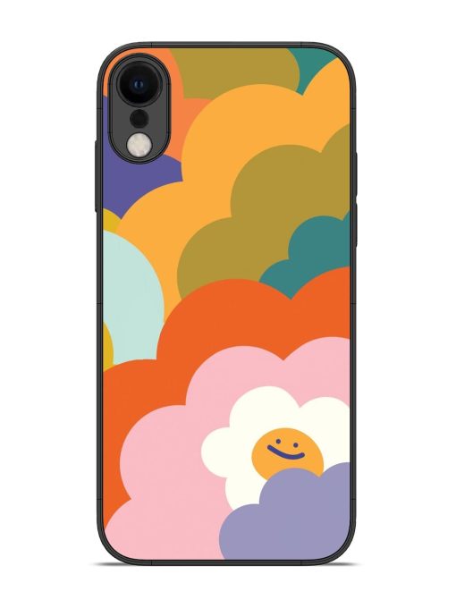 Happy Flower Power Glossy Soft Edge Case for Apple Iphone Xr Chachhi