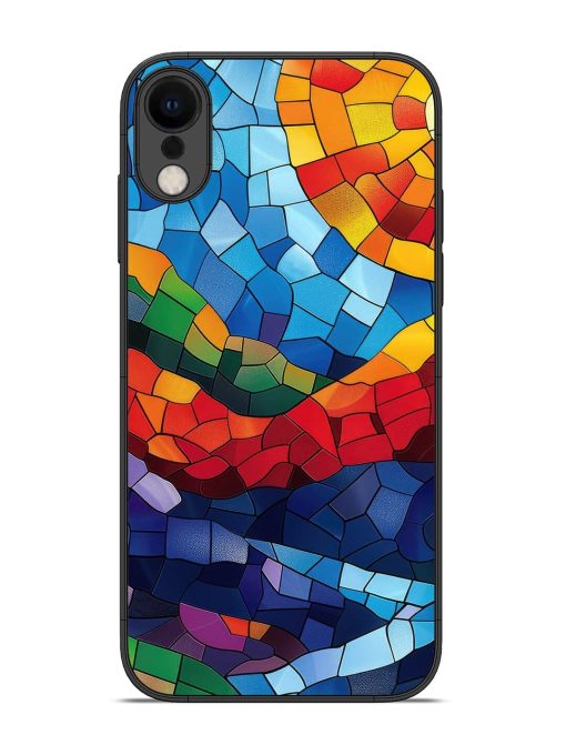 Mosaic Sunset Glossy Soft Edge Case for Apple Iphone Xr Chachhi