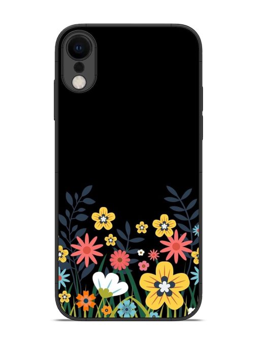 Floral Night Sky Glossy Soft Edge Case for Apple Iphone Xr Chachhi