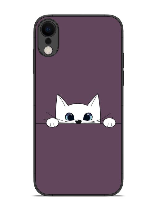 Peek-A-Boo Kitty Glossy Soft Edge Case for Apple Iphone Xr Chachhi