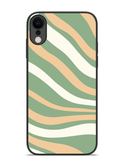 Wavy Pastel Paradise Glossy Soft Edge Case for Apple Iphone Xr Chachhi