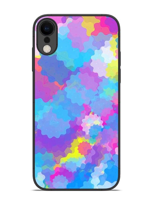 Psychedelic Cloud Burst Glossy Soft Edge Case for Apple Iphone Xr Chachhi