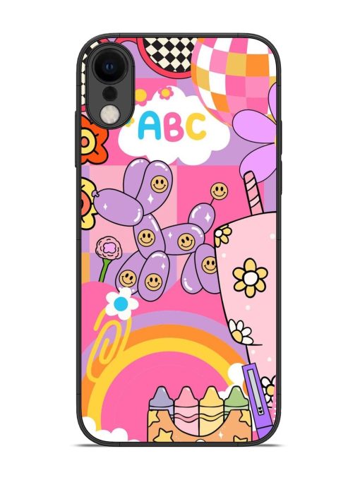 Whimsical Y2K Chaos Glossy Soft Edge Case for Apple Iphone Xr Chachhi