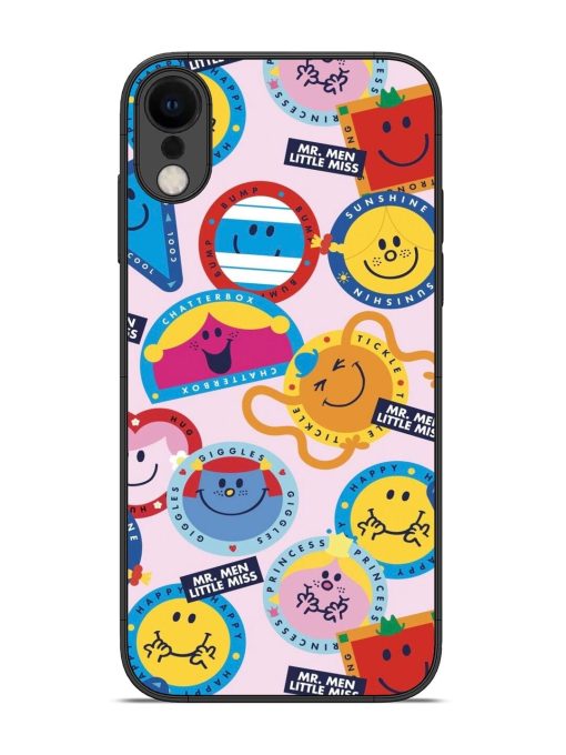 Whimsical Mr. Men & Little Miss Glossy Soft Edge Case for Apple Iphone Xr Chachhi