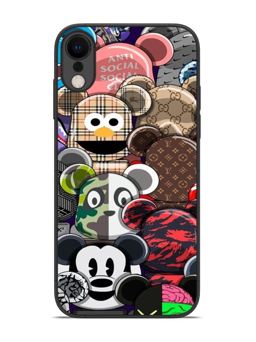 Streetwear Bearbrick Extravaganza Glossy Soft Edge Case for Apple Iphone Xr Chachhi