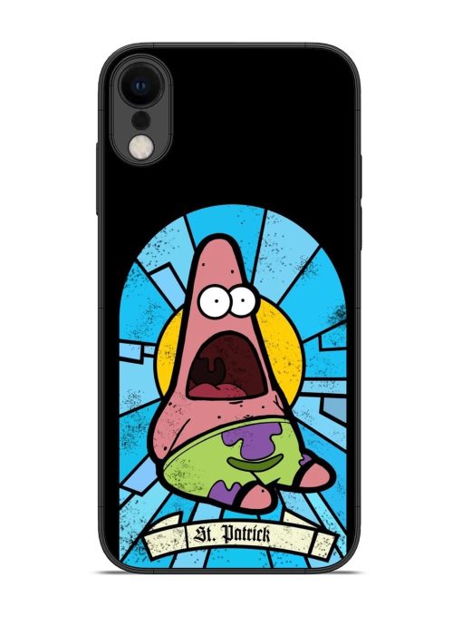 St. Patrick'S Day Stained Glass Patrick Star Glossy Soft Edge Case for Apple Iphone Xr Chachhi