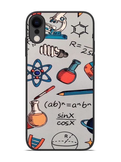 Science Doodle Delight Glossy Soft Edge Case for Apple Iphone Xr Chachhi