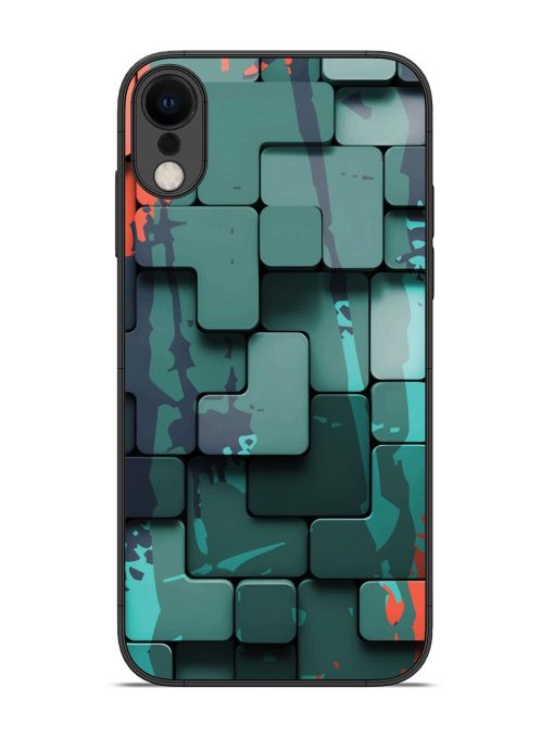 Abstract Geometric Mosaic Glossy Soft Edge Case for Apple Iphone Xr Chachhi