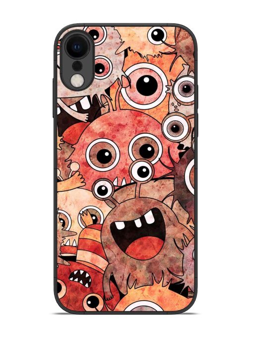 Monster Mash Glossy Soft Edge Case for Apple Iphone Xr Chachhi