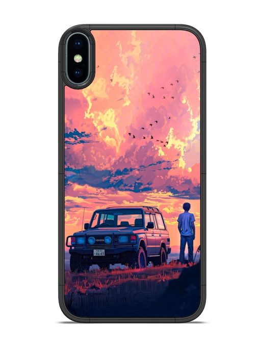 Solitude'S Horizon Glossy Soft Edge Case for Apple Iphone Xs Chachhi