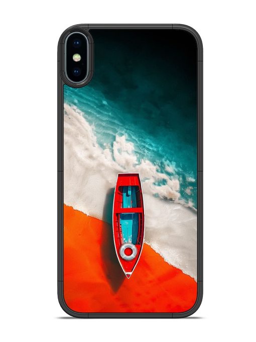 Crimson Tide Glossy Soft Edge Case for Apple Iphone Xs Chachhi