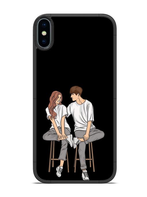 Soulful Connection Glossy Soft Edge Case for Apple Iphone Xs Chachhi