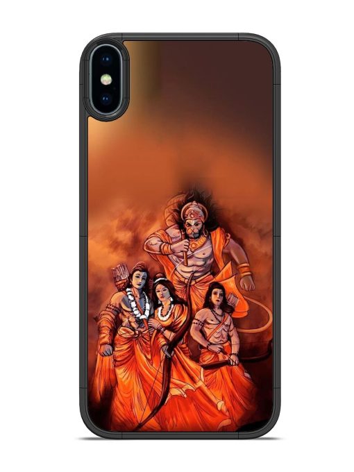 Sita Ram Glossy Soft Edge Case for Apple Iphone Xs Chachhi