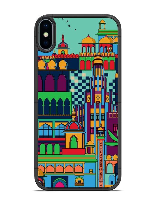 Indian Tapestry Glossy Soft Edge Case for Apple Iphone Xs Chachhi