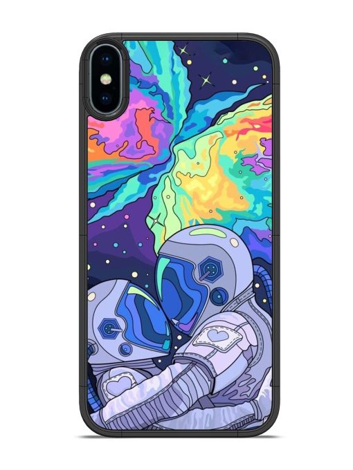 Cosmic Love Glossy Soft Edge Case for Apple Iphone Xs Chachhi